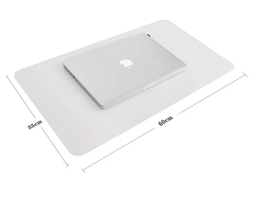 Sliver YSAGi 60*35 см двустороннее использование большой игровой коврик для мыши CS Go коврик для мыши Водонепроницаемая клавиатура мыши питомец Настольный коврик для мышки - Цвет: Sliver