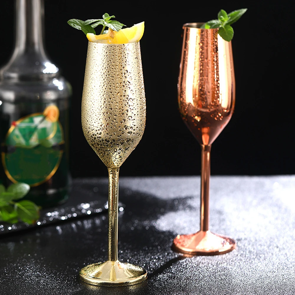 200ml Stainless Steel Goblet Resistant To Falling European