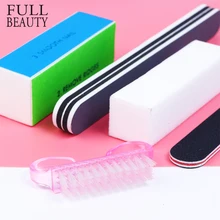 5 шт. чистящие наборы пилка для ногтей Педикюр Шлифовальная Пилка дизайн ногтей прочная полировка зернистости пилки для ногтей профессиональный маникюр CH1044