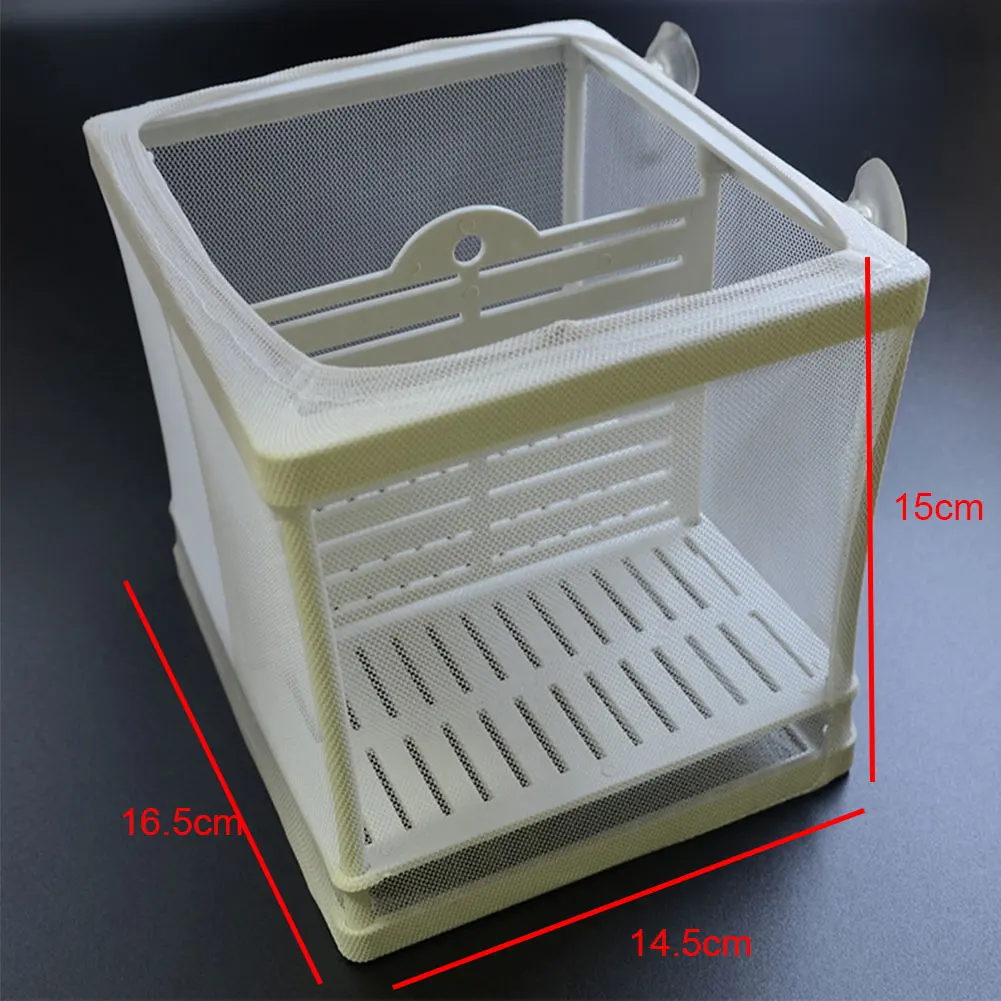 Инкубатор для разведения рыбы, сетчатая сетка, подвесная изолирующая коробка для аквариума
