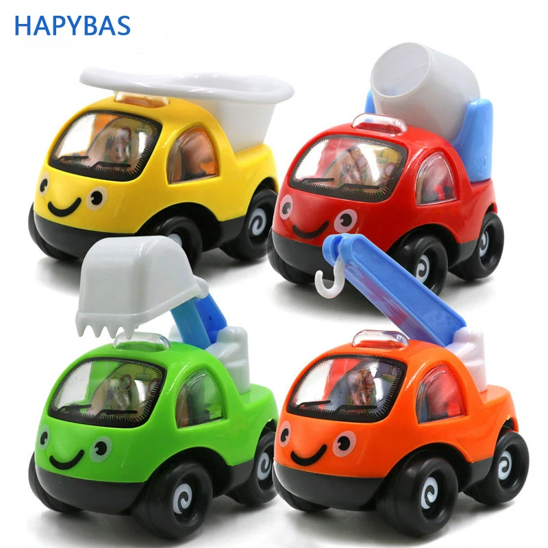 

Super Cute Mini Cartoon Cars Engineering vehicles Random Color warrior car combination Toys Lovely Gift for Baby Boys and Girls