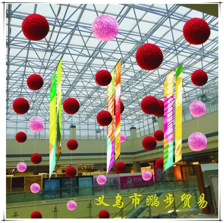 30cm Artificial Silk Flower Rose Balls Wedding Centerpiece Pomander Bouquet Party Decorations