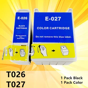 

T026 T027 Compatible ink Cartridge 026 027For Epson Stylus Photo 810 820 830 830U 925 935 C50 printer 026 027 cartridges