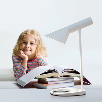 

Post modern simple creative individuality dormitory bedside bedroom desk light luxury decoration eye protection study desk lamp