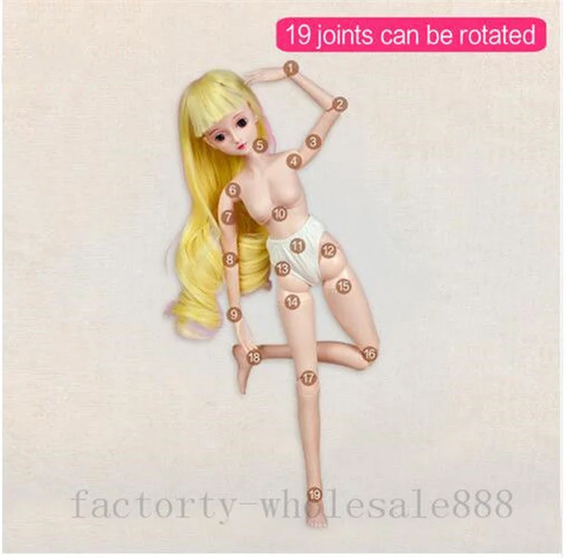 1/3 BJD/SD кукла Китайский древний стиль макияж 19 суставов вращающиеся игрушки кукла Лолита