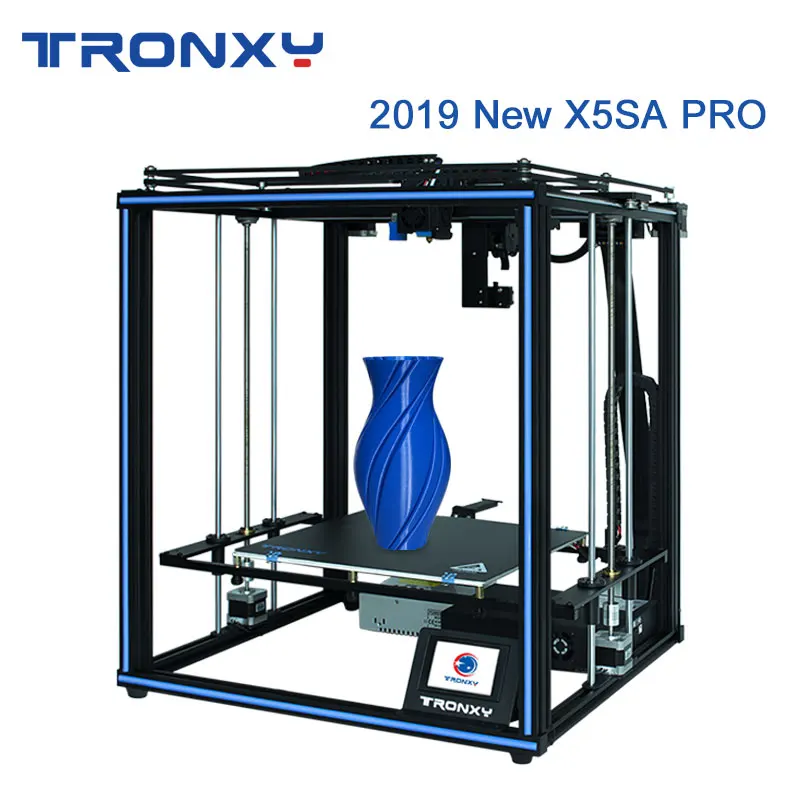 X5SA Pro Tronxy X5SA Pro Модернизированный 24 в 3d принтер Titan экструдер высокая точность двойной оси направляющая 3D печать Большая сборная пластина стол - Цвет: X5SA Pro