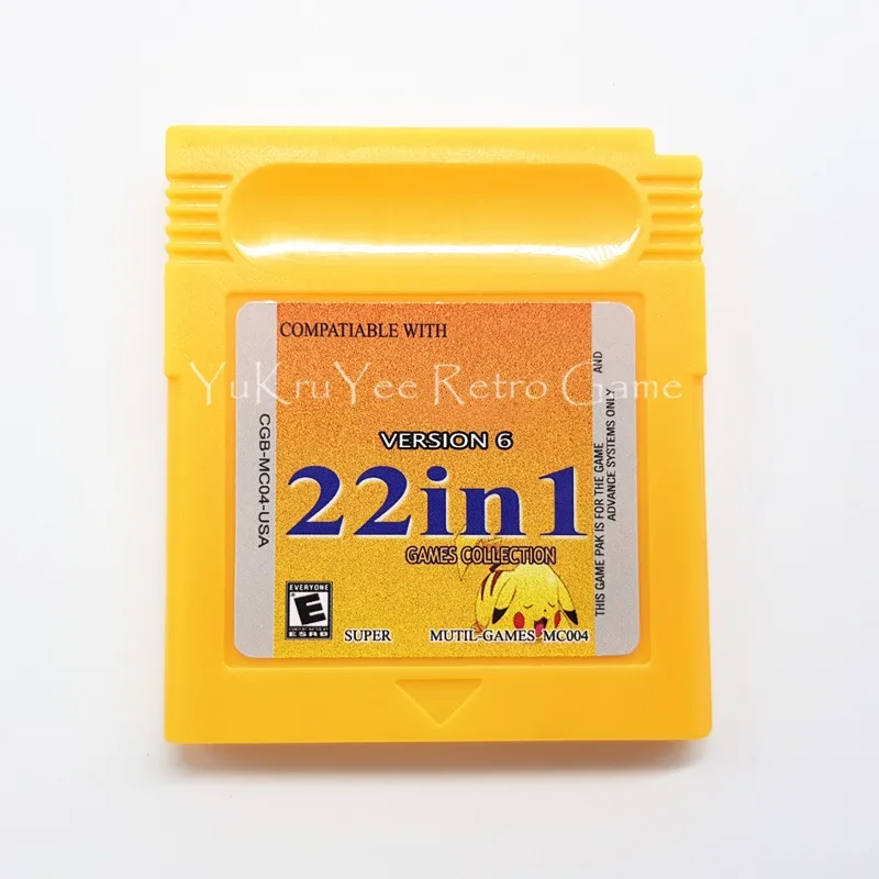 Super All in 1 Video Game Compilation Cartridge Card for 16 Bit Console English Version