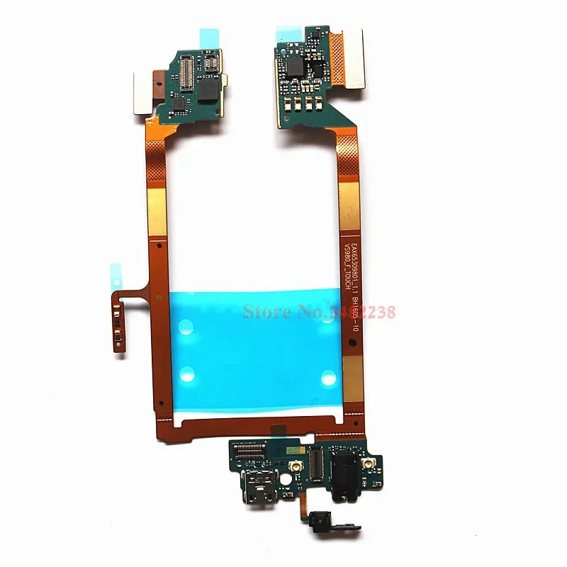 100 Original USB Charging Dock Port Flex cable For LG G2 LS980 VS980 USB Charger Plug with Microphone Headphone Jack Connector