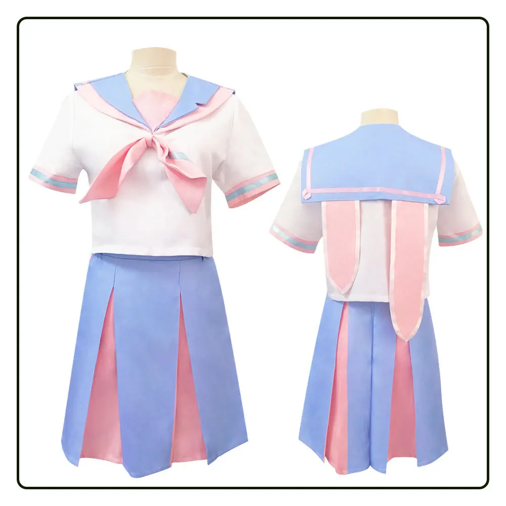 

Japanese JK cute little fresh rabbit ears bow tie, a long and short sleeve sailor suit