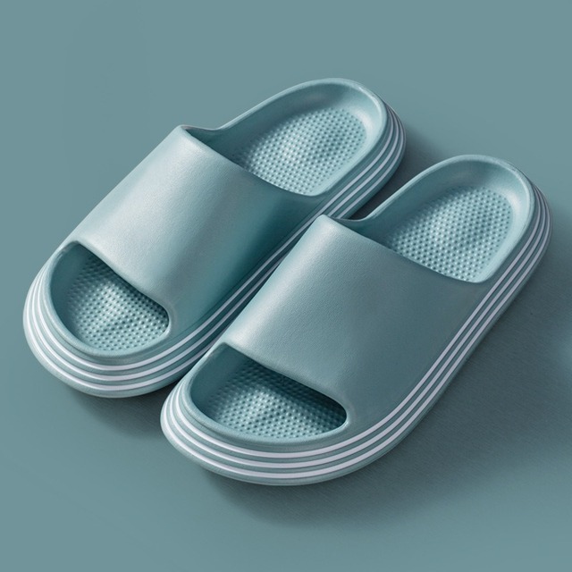 Slippers Shower Sandal EVA Massage Drainage Holes Non-Slip Light Bathroom Indoor Women Men Flip Flops Pool Shoes Slide