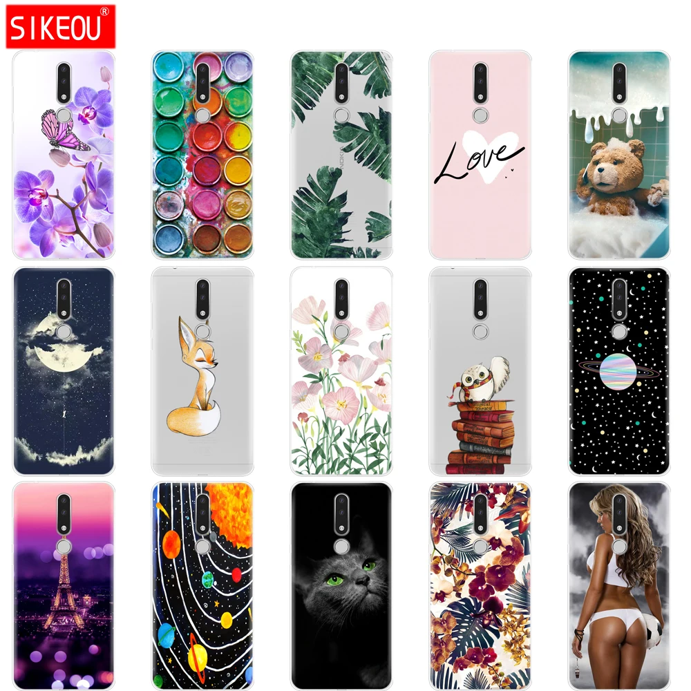 

Phone Cases For Nokia 3.1 Plus Case Cover Cute Cartoon Silicon Soft Back Cover Nokia3.1 For Nokia 3.1 Plus 2018 Case