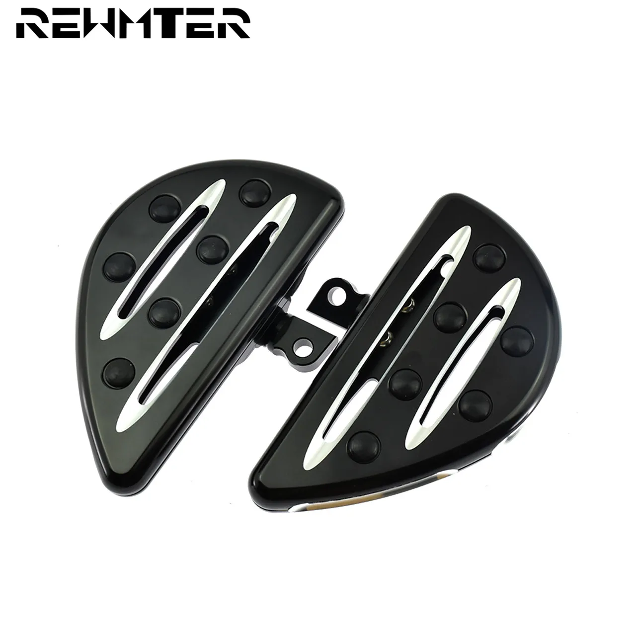 

Motorcycles Black CNC Deep Cut Pedal Foot Rests Floorboards With Logo Fit For Harley Sportster 883 1200 Touring Dyna Softail