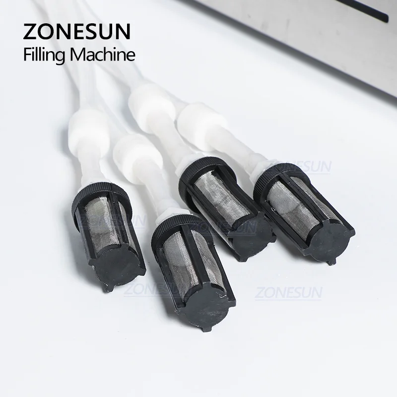ZONESUN Электрический цифровой насос с 4 насадками жидкий парфюм вода сок эфирное