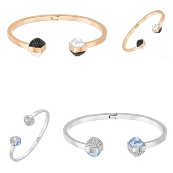 

SWA Delicate New GLANCE Bracelet Female Original 1:1 Wholesale Shiny Crystal For Mom Girlfriend Choose Custom Birthday Gift