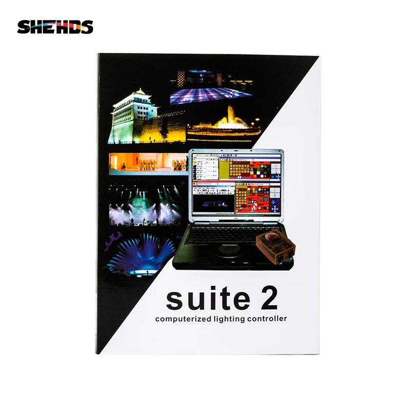 Sunlite Suite2 FC профессиональный сценический контроль программного обеспечения DMX-USB интерфейс DMX контроллер консоль диско DJ вечерние школьные светильники