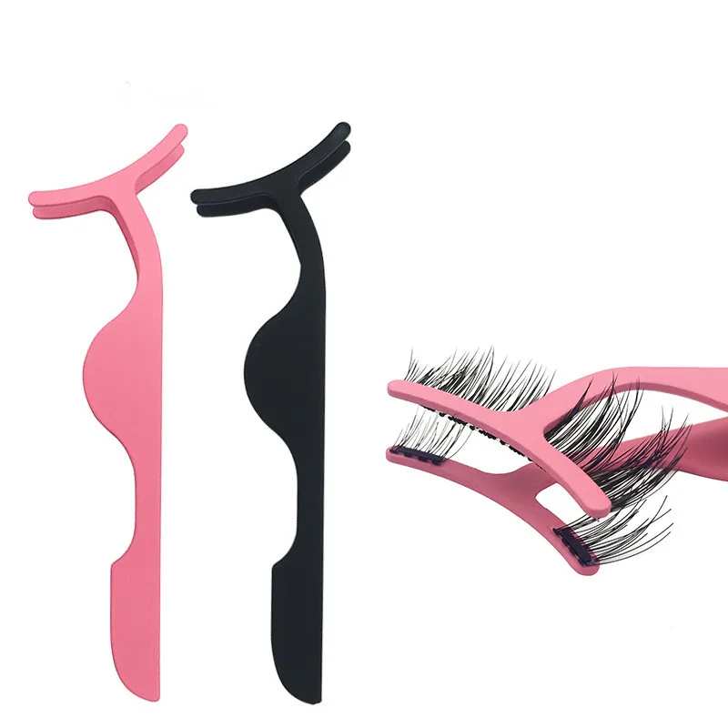Magnetic False Eyelash Tweezer Fake Eye Lash Applicator Extension Curler Nipper Auxiliary Clip Clamp Makeup Forceps Tool | Красота и