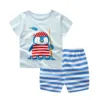 Baby Sets Leisure Sports Boy T-shirt + Shorts Sets Toddler Clothing Baby Boy Clothes Newborn Girl Clothes Baby Girl Outfits ► Photo 1/6