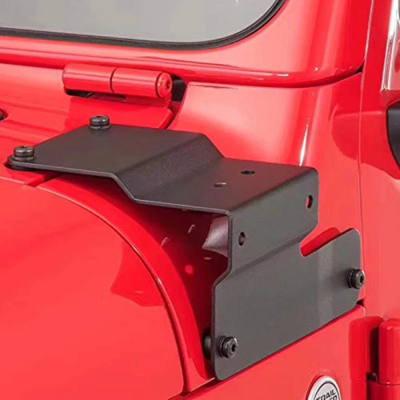 Для Jeep Wrangler кронштейн для светодиодной лампы фонарик на капюшон кронштейн алюминиевый сплав лампа A-световой столб стенд подходит JL
