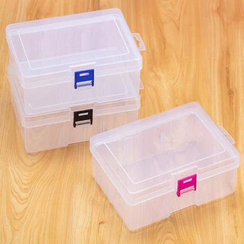

Multipurpose Empty Utility Box Plastic Polypropylene Pencil Box With Lid Snap Closure Transparent Storage Pencils Pens Organizer