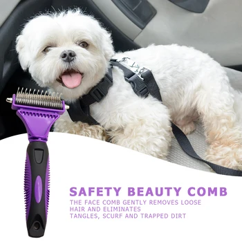 

Pet Shedding Hair Removal Comb Cat Dog Grooming Brush Tools Hair Cleaner Supply Animal Hair Cleaner Cat Accessories