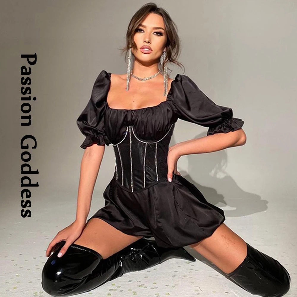 Соблазнительный Элегантный женский корсет Стразы бюстье сетчатый на шнуровке