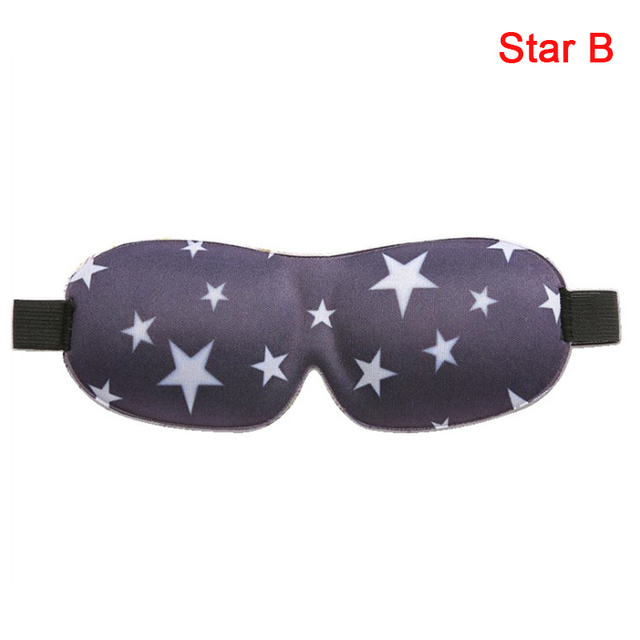 3D Natural Sleep Eye Cover Mask Shade Patch Portable Blindfold Travel Eyepatch