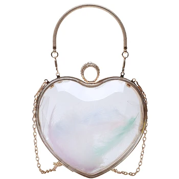 

transparent bags for women 2020 luxury brand mini handbags ladies summer fashion small handbags chain bags female tote