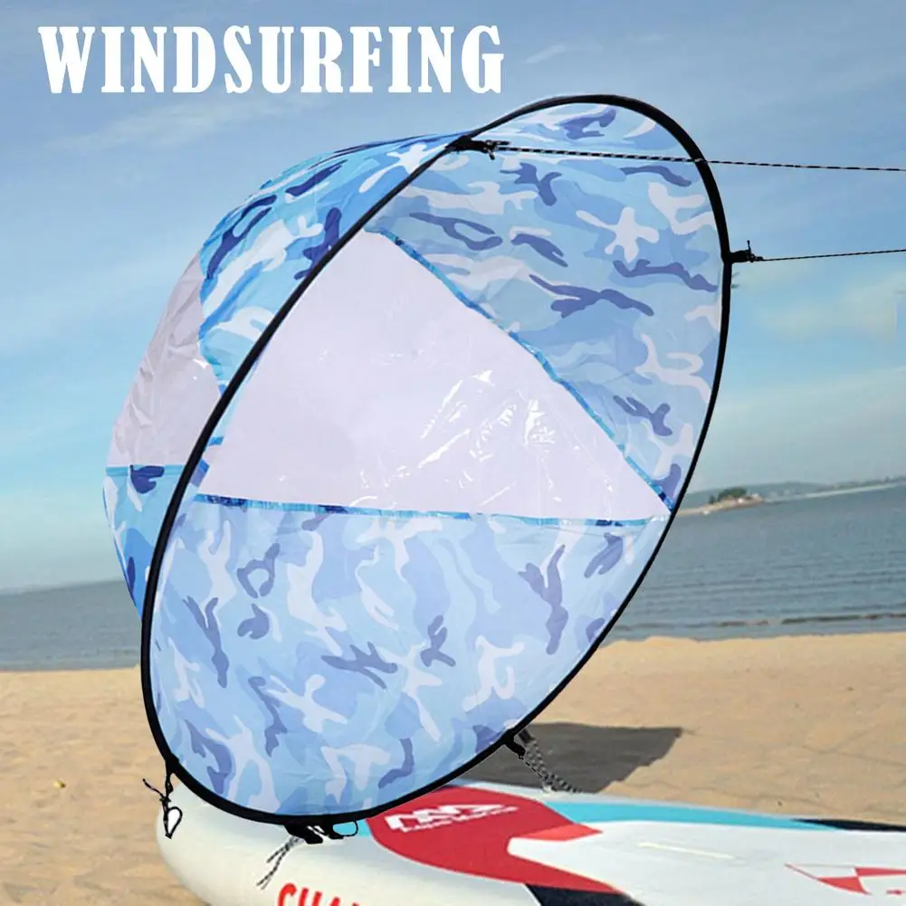 Foldable Kayak Wind Paddle Sailing 108cm Board Sailing Canoe stroke Rowing Boats Wind Clear Window free shipping