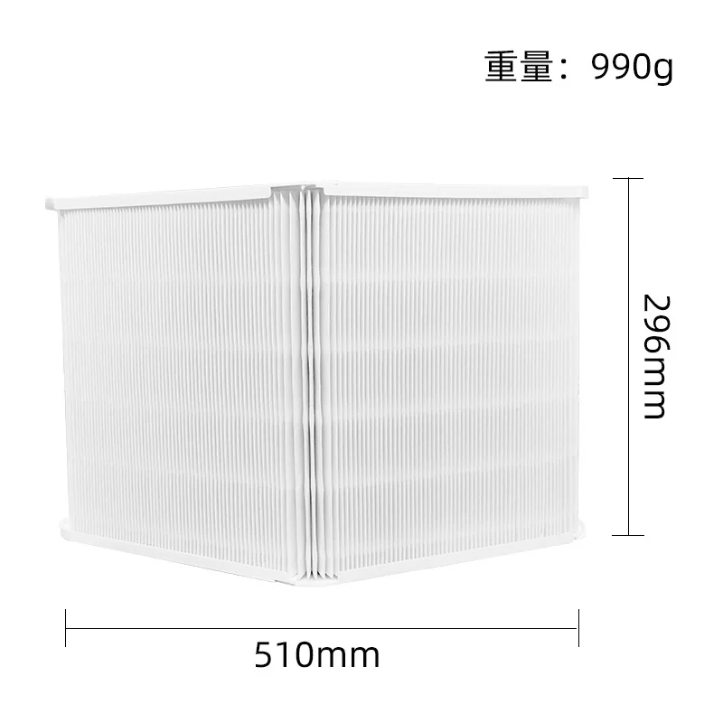 Filtro Hepa para Blueair Azul Puro 211 Dobrável Purificador de ar Filtro para Blueair Azul Puro 211 Série Peças Purificador de ar Peças