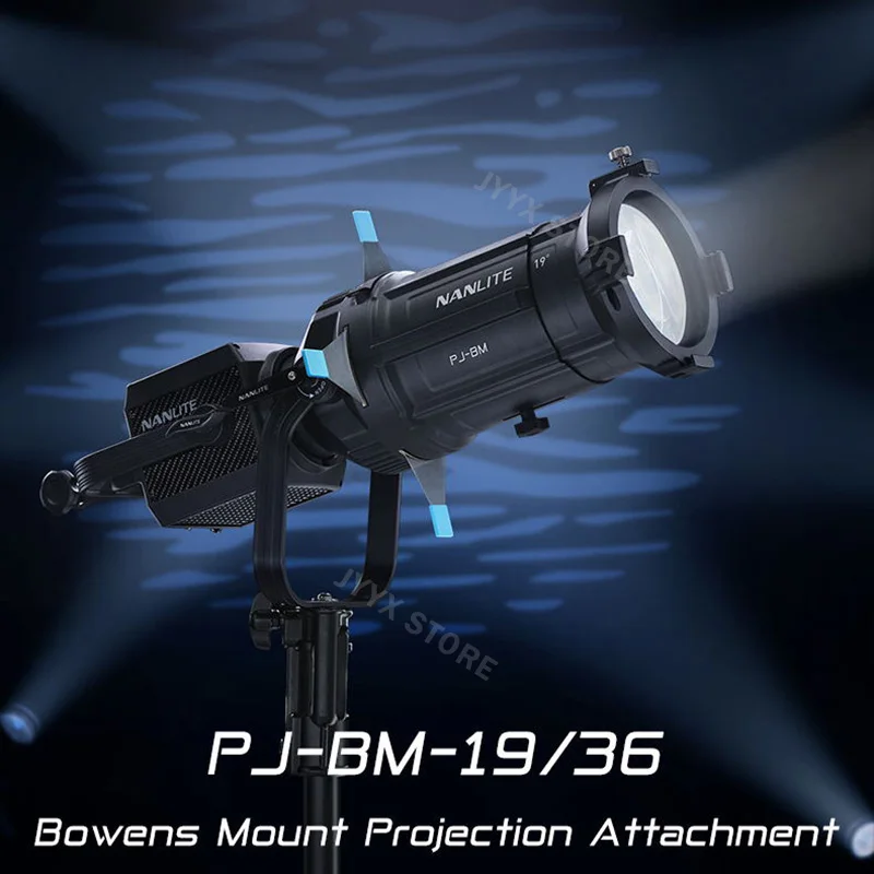 Nanlite PJ-BM-19 36 19° 36° Bowen Mount Projection Attachment GOBO Lighting  Modifier for Forza 200 200B 300B 300 500 FS series