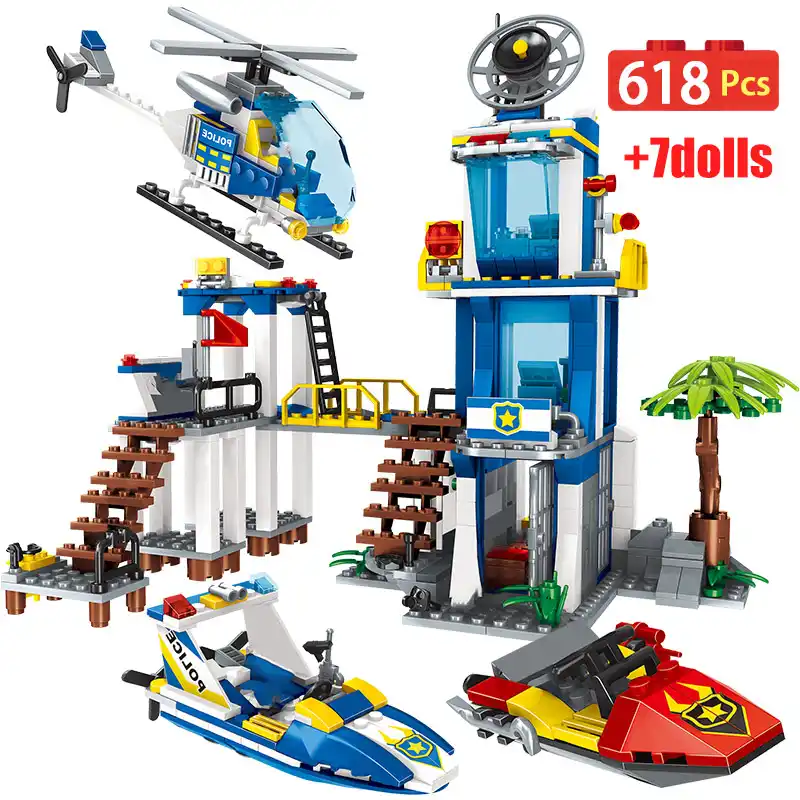 lego sea police station