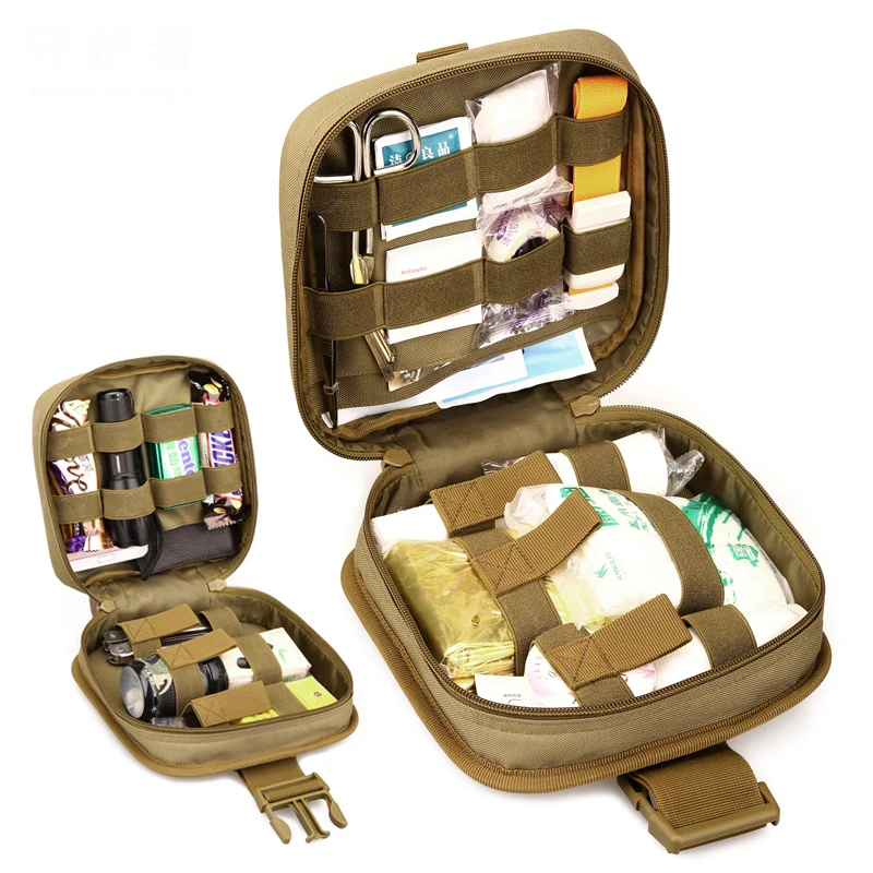 Outdoor Tactical Leg Pouch West Bag Waterproof Military Molle System First Aid Set Medical Pouch Hiking Hunting Trekking Leg Bag
