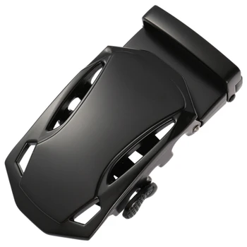 

Sports car styling Automatic belt buckle for men No body Fashion Suitable jeans width 3.5cm Leather 2020 waist tape Accessories