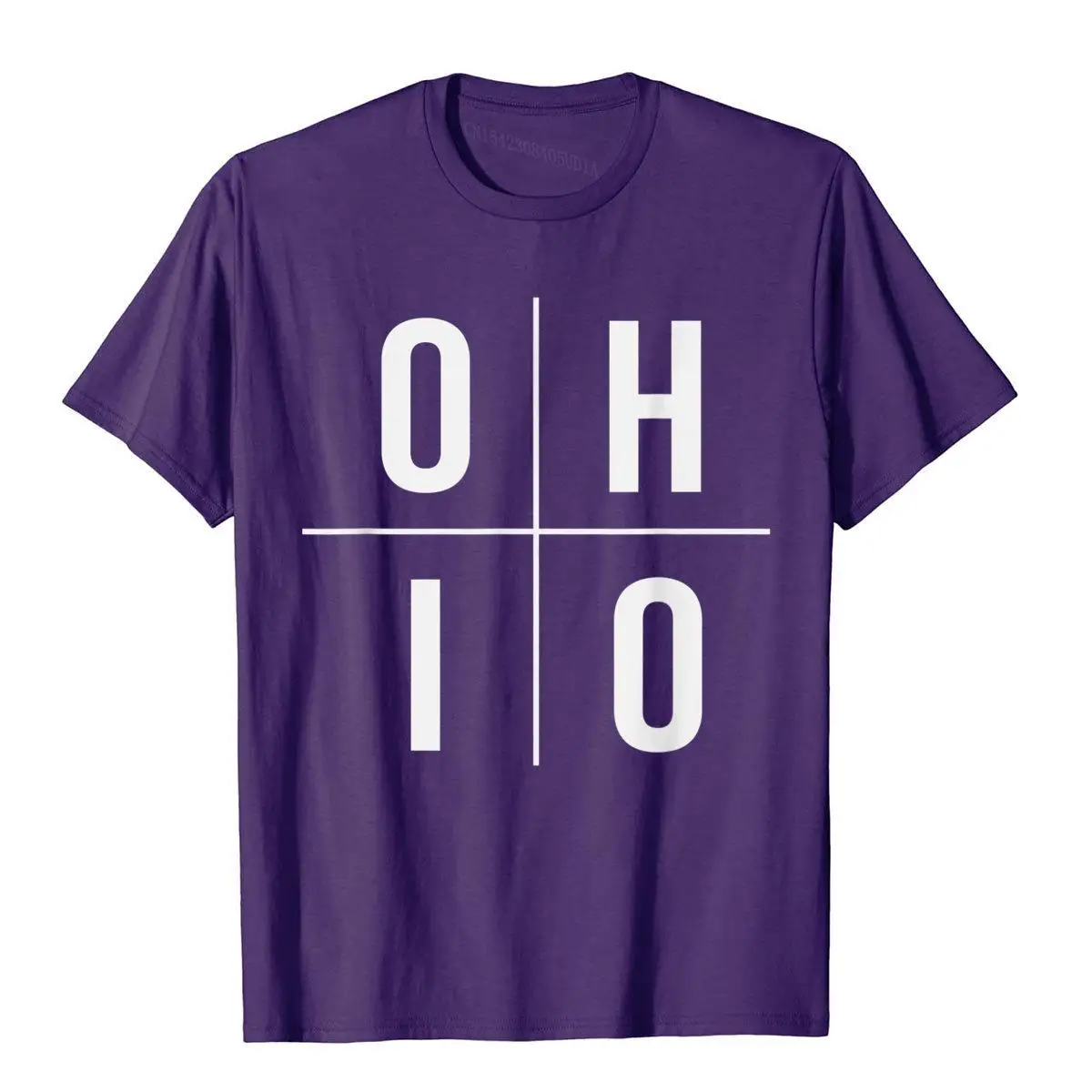 O H I O - Ohio The Buckeye State T Shirt Gift__B11175purple