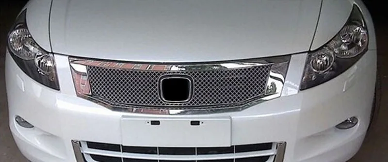 Для Honda Accord 08-10 из нержавеющей стали авто передний бампер сотовый Grillebdj