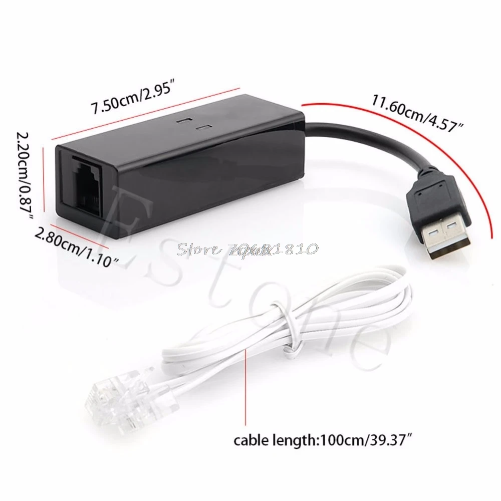 USB 2,0 56K данных V.92/V.90 телефон факс модем кабель для Windows XP Win8 Win7 JUL09 Прямая поставка
