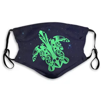 

Ocean Blue Tribal Mouth Cover Mask with PM2.5 Filters 5 Layers of Protection for Men and Women