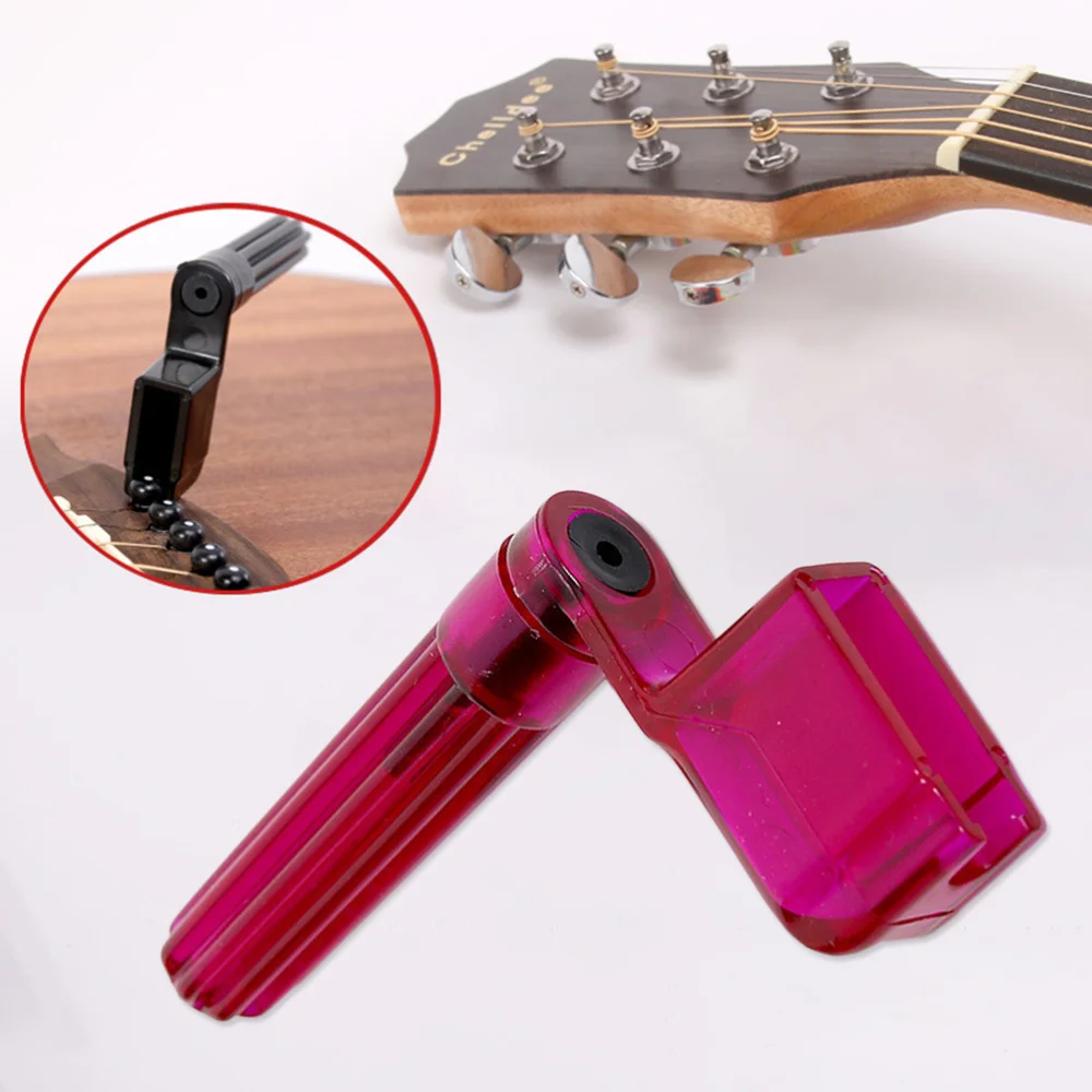 Orange SUPVOX Guitar Peg String Winder Bridge Pin Puller Drill Remover for Guitar Bass Banjo Dobro Mandolin Ukulele 