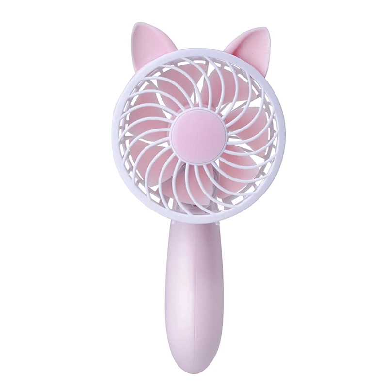 

Handheld Usb Fan Cooler Portable 3 Speed Adjustable Mini Fan Rechargeable Handy Small Desk Desktop