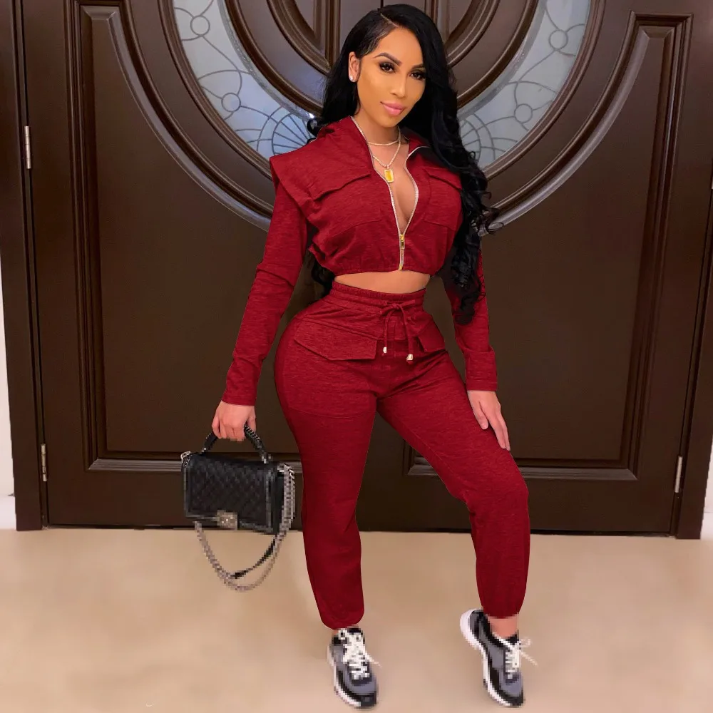 two piece set women tracksuit two piece women sets sweatsuits for female club outfits  2 pieces sets winter clothes 2020 evening pant suits