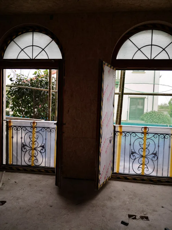 French patio iron doors designs with glass inserts | Обустройство дома