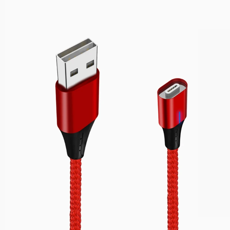 1 м кабель для передачи данных 3A Быстрая зарядка двойной USB(магнитный) шнур для мобильных телефонов