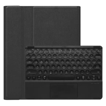 

Bluetooth Keyboard Case For iPad Pro 12.9 Inch 2020 Case 7 Colors Backlit Bluetooth Keyboard Case Pencil Holder Black
