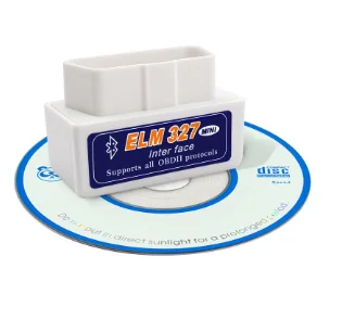 White BT V2.1 Classic OBD2 Elm327 V1.5 Bluetooth Auto Adapter Bluetooth elm 327 Car Diagnostic Tool For Android/IOS/Symbian OBDII Protocol - Цвет: White BT V2.1