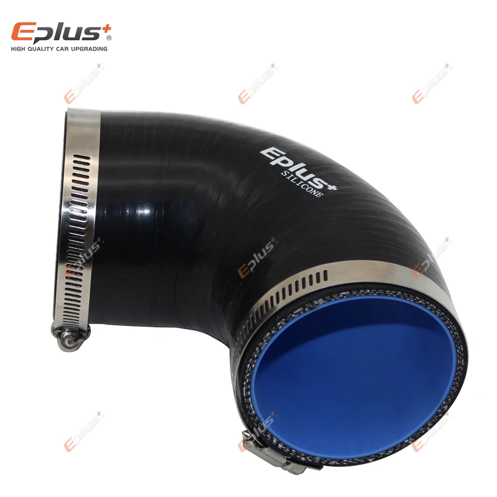 Silicone hose connector EPLUS universal 90 degrees car intercooler turbo intake pipe coupler multi size