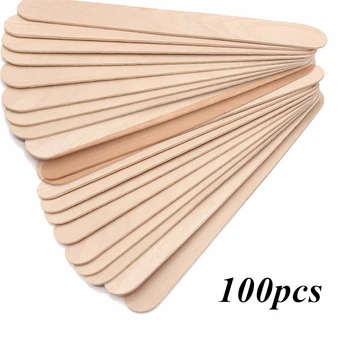 

Waxing Stick Beauty Hair Removal Care Tool Wooden Tongue Depressors Hair Removal Wax Scraper For External Use