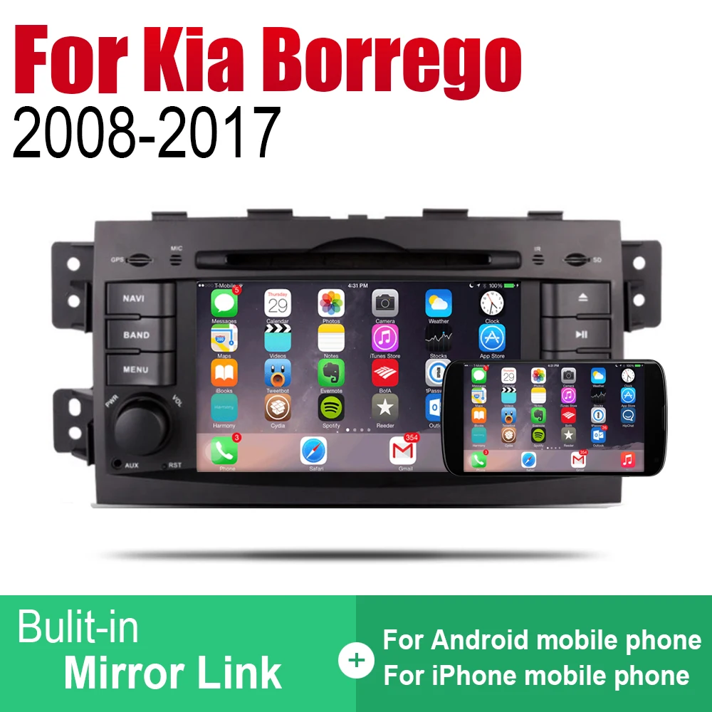 ZaiXi Android автомобильный Радио Стерео DVD gps навигация для Kia Mohave Borrego 2008~ Bt wifi 2din автомобильный Радио стерео Мультимедиа