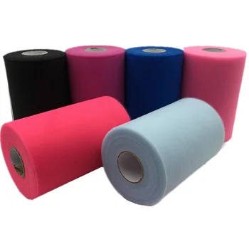 

Tulle Roll 15cm 100Yards Black Roll DIY Fabric Spool Tutu Party Birthday Gift Wrap Wedding Decoration Party Event Supplies