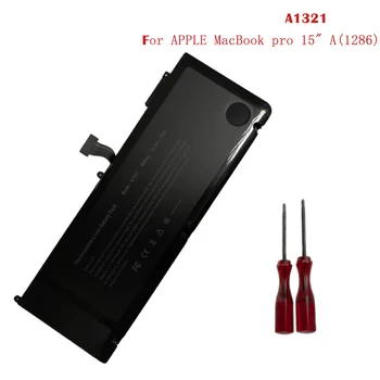 

A1321 Battery For Apple MacBook Pro 15" A1286 MC118 MB985 MB986X/A Laptop 11.1V 73WH Replacement Batteries