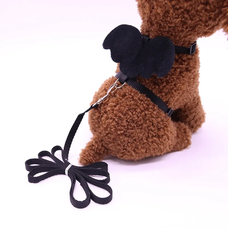 Pet traction rope I-shaped angel chest back wings traction rope pet supplies small and medium dog chain